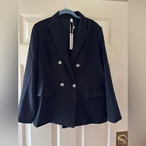 Casly Lamiit Women’s Double-Breasted Black Blazer